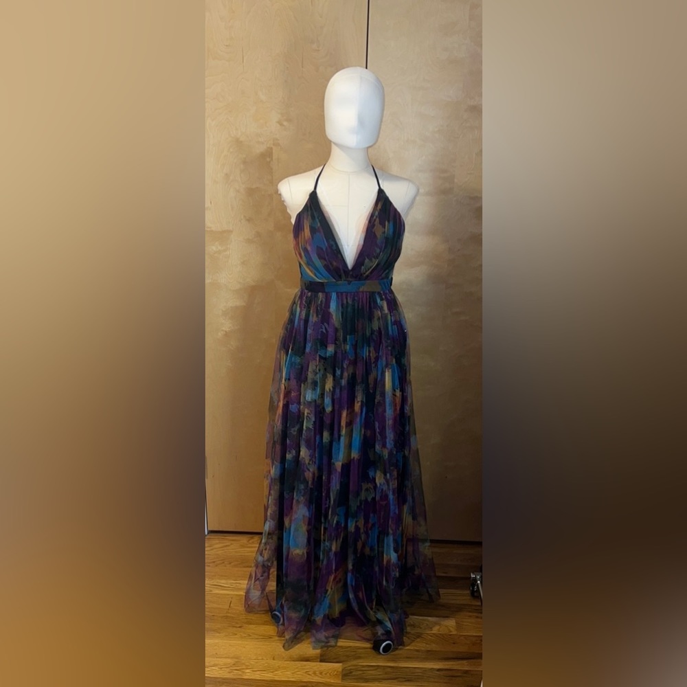 *Brand New* Fashion Nova Watercolor My Life Maxi Dress in Size Medium